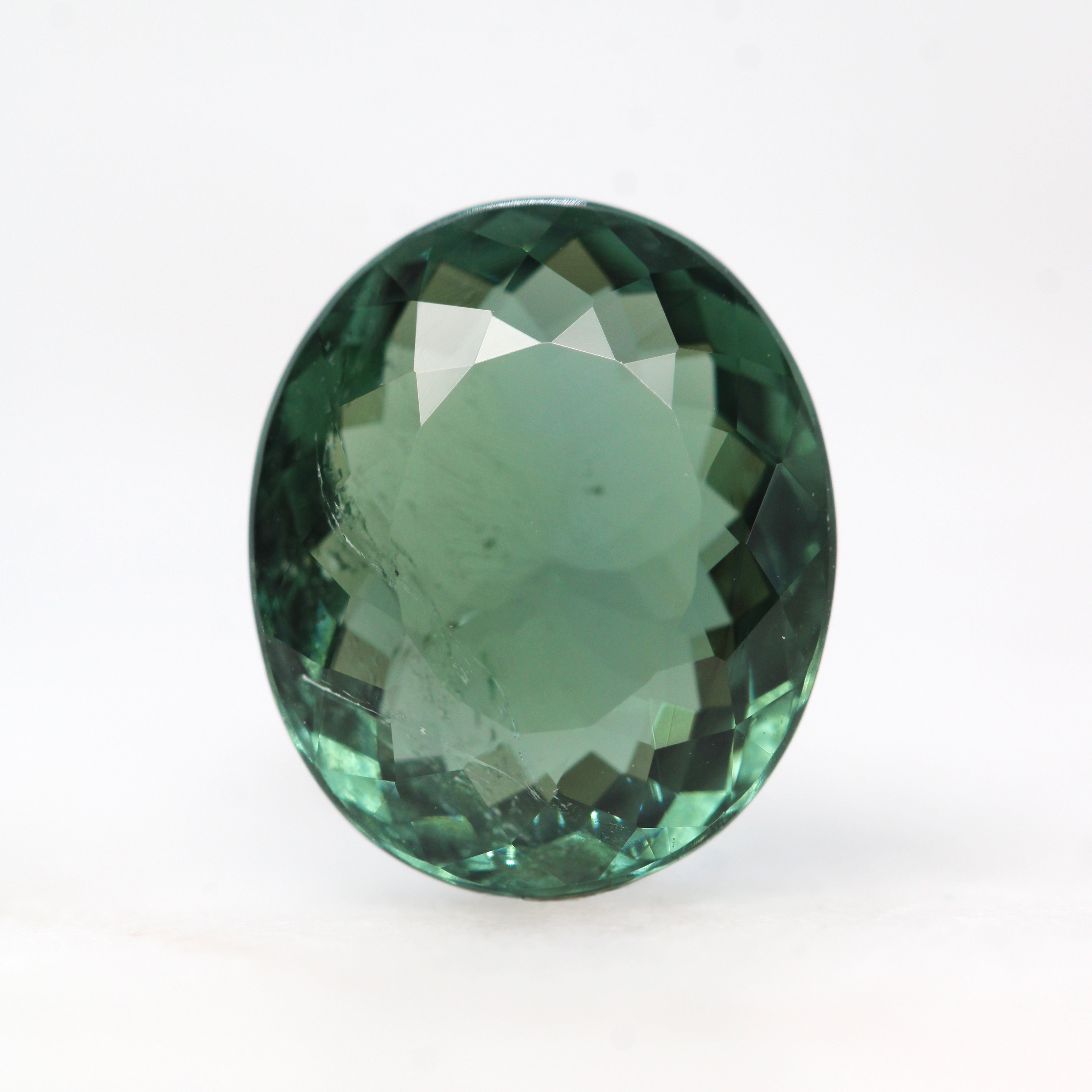 Natural Teal Color Tourmaline store 0.84 carats- Loose Stone For Ring- Faceted Oval Cut Genuine Tourmaline- Jewelry Maker