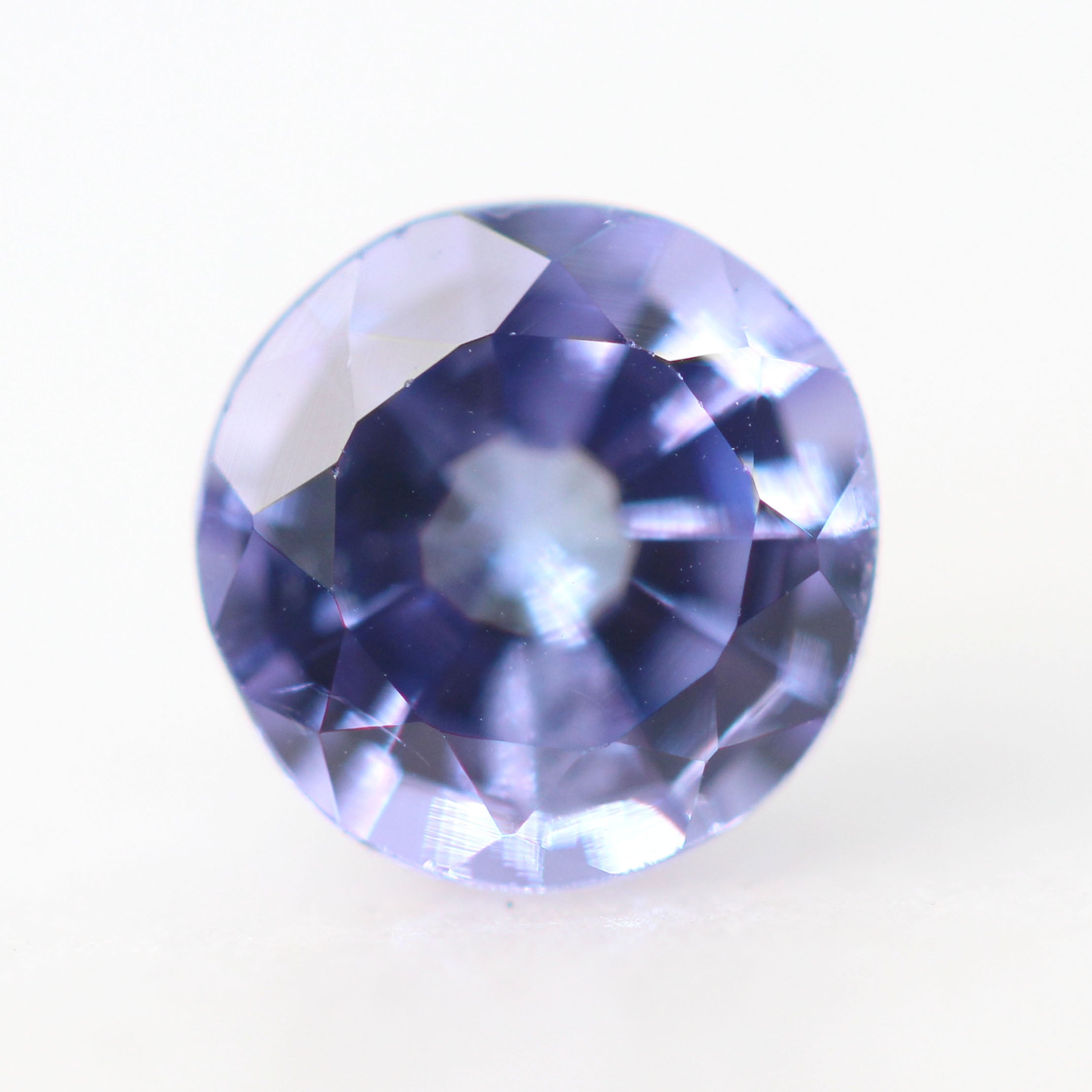 1.22 Carat Round Blue Purple Tanzanite for Custom Work - Inventory Code  BPRT122