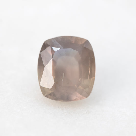 1.33 Carat Elongated Cushion Cut Light Brown Sapphire for Custom Work - Inventory Code BECS133