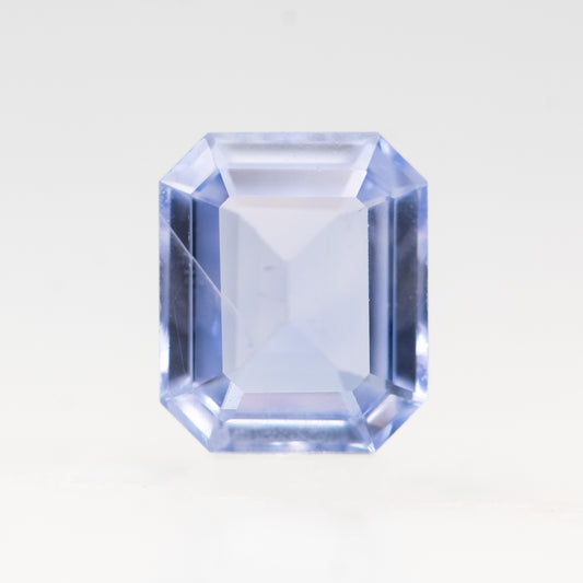 1.28 Carat Emerald Cut Cornflower Blue Sapphire for Custom Work - Inventory Code CBS128