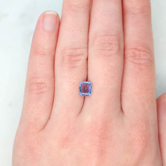 1.28 Carat Emerald Cut Cornflower Blue Sapphire for Custom Work - Inventory Code CBS128