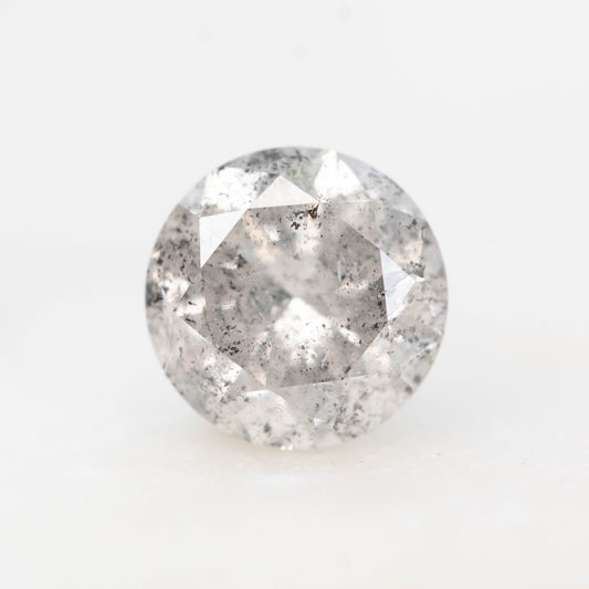 1.20 Carat Light Gray Round Diamond for Custom Work - Inventory Code CCR120