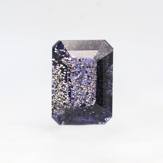 1.00 Carat Emerald Cut Purple Iolite for Custom Work - Inventory Code ECI100