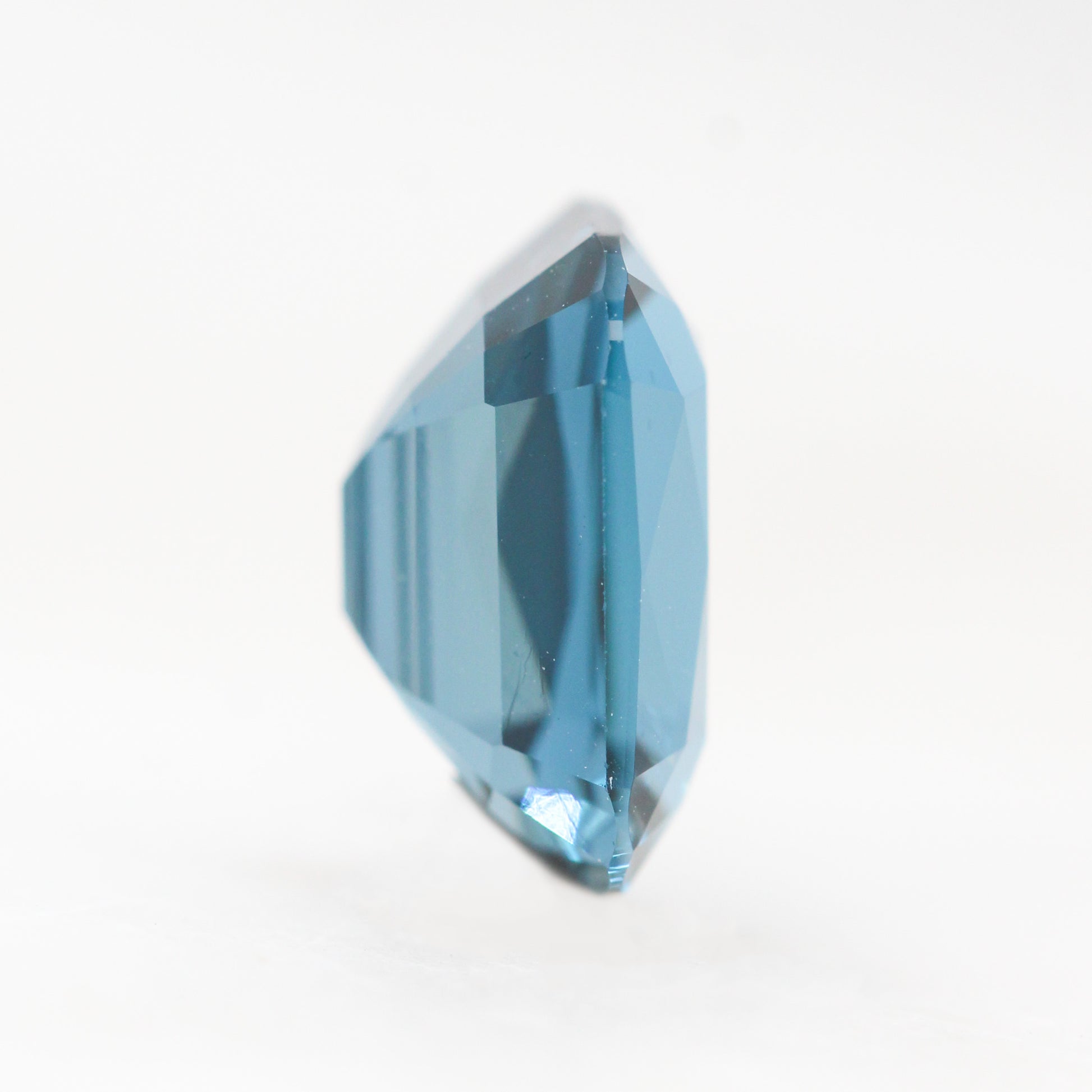 3.30 Carat Emerald Cut London Blue Topaz for Custom Work - Inventory Code ELBT330 - Midwinter Co. Alternative Bridal Rings and Modern Fine Jewelry