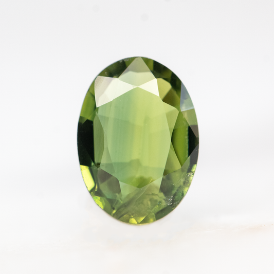 0.93 Carat Green Oval Sapphire for Custom Work - Inventory Code GOS093