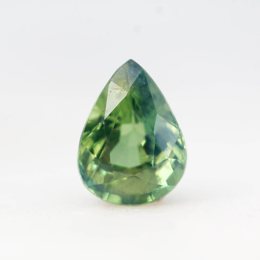 1.11 Carat Green Pear Sapphire for Custom Work - Inventory Code GPS111