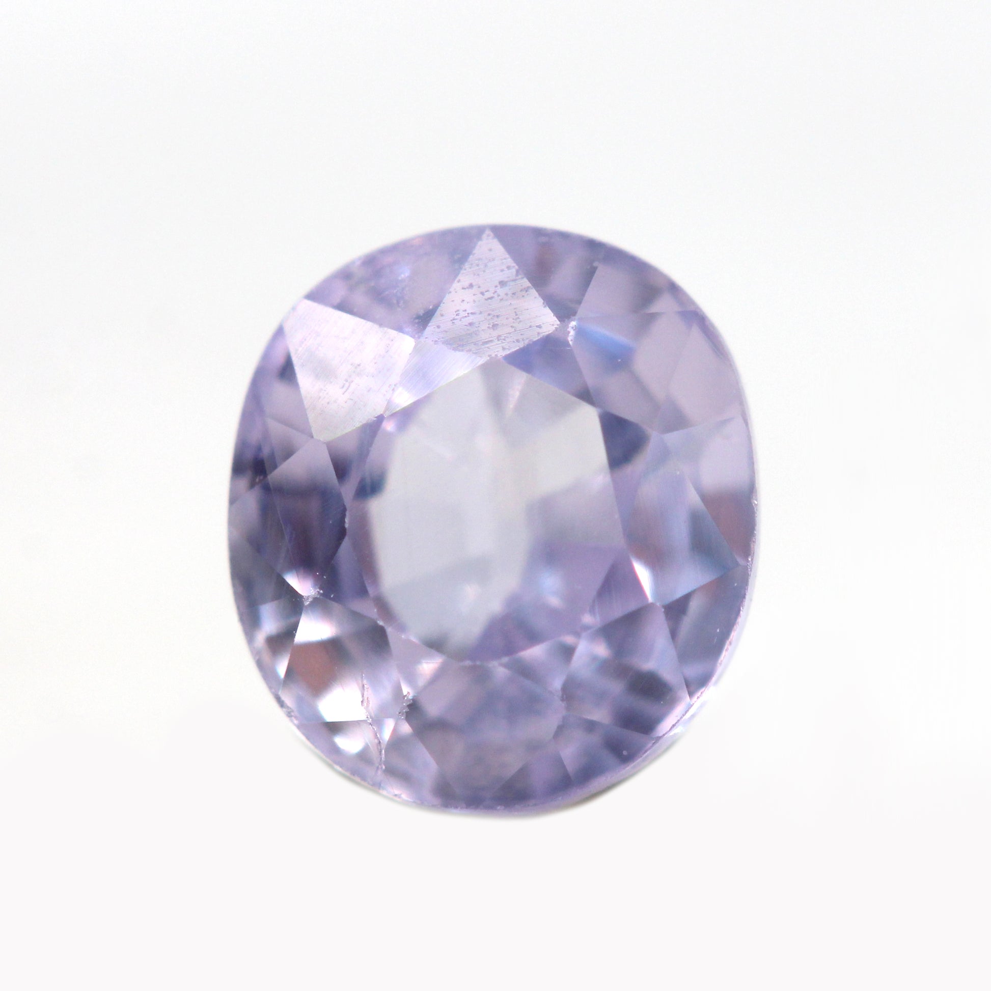 0.91 Carat Rounded Oval Light Purple Sapphire for Custom Work - Inventory Code OPS091 - Midwinter Co. Alternative Bridal Rings and Modern Fine Jewelry