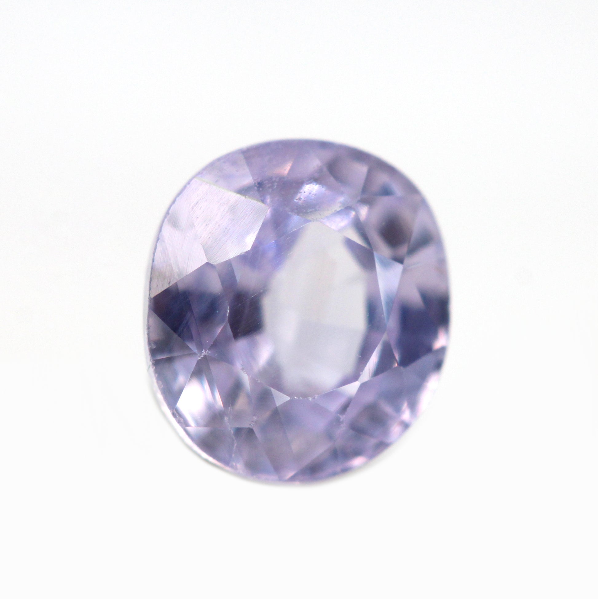 0.91 Carat Rounded Oval Light Purple Sapphire for Custom Work - Inventory Code OPS091 - Midwinter Co. Alternative Bridal Rings and Modern Fine Jewelry