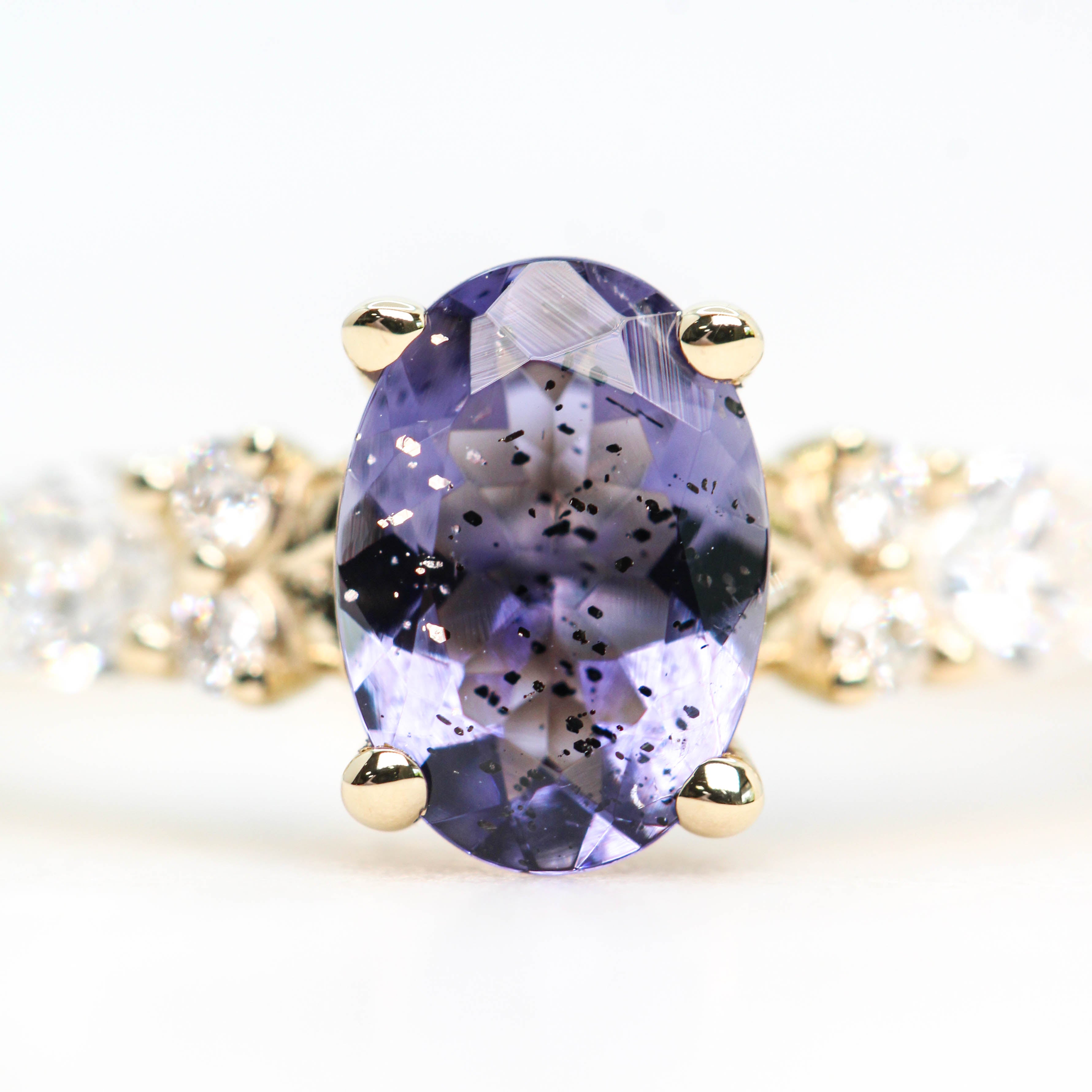 Iolite sale engagement ring