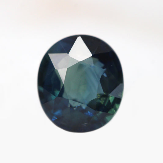 1.20 Carat Oval Teal Sapphire for Custom Work - Inventory Code TOS120