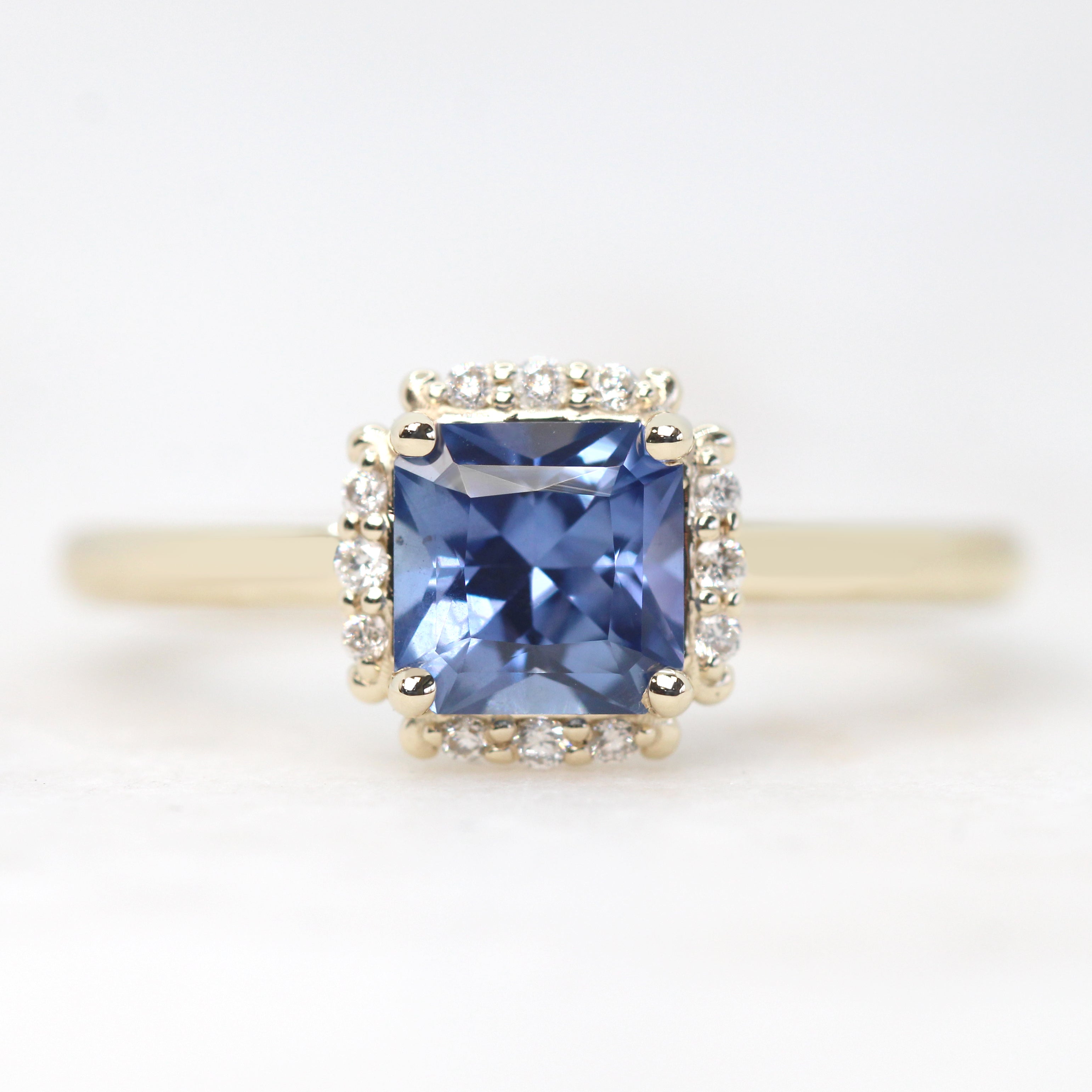 Brilliant Radiant Cut 2024 Tanzanite and White Tooaz Ring