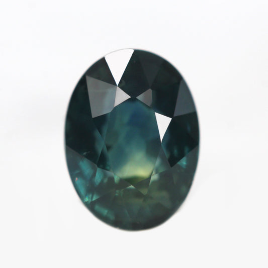 0.98 Carat Oval Teal Australian Sapphire for Custom Work - Inventory Code TOS098