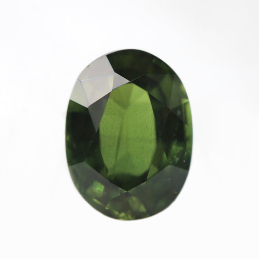 1.03 Carat Green Oval Sapphire for Custom Work - Inventory Code GOS103