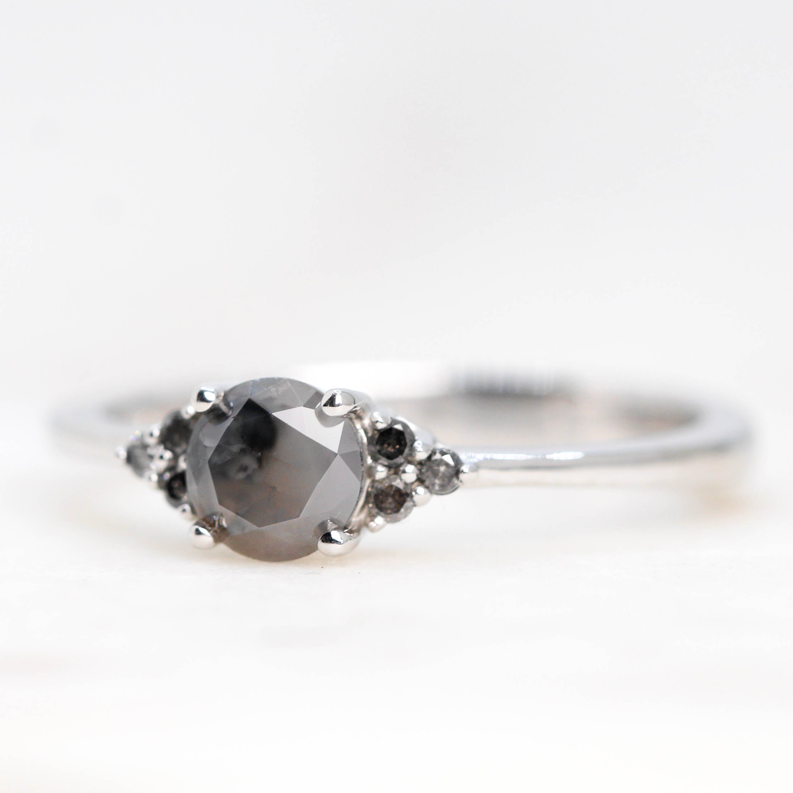 Dark grey deals diamond ring