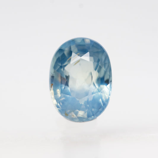 1.03 Carat Light Blue Oval Sapphire for Custom Work - Inventory Code LBOS103