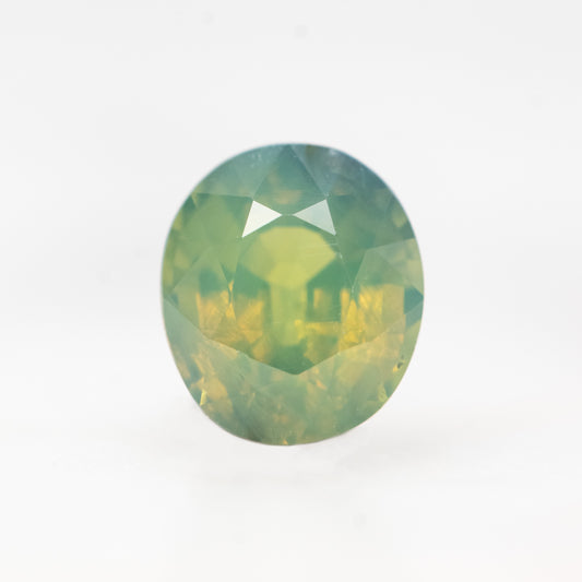 1.32 Carat Slightly Opalescent Multicolor Oval Sapphire for Custom Work - Inventory Code MCOS132