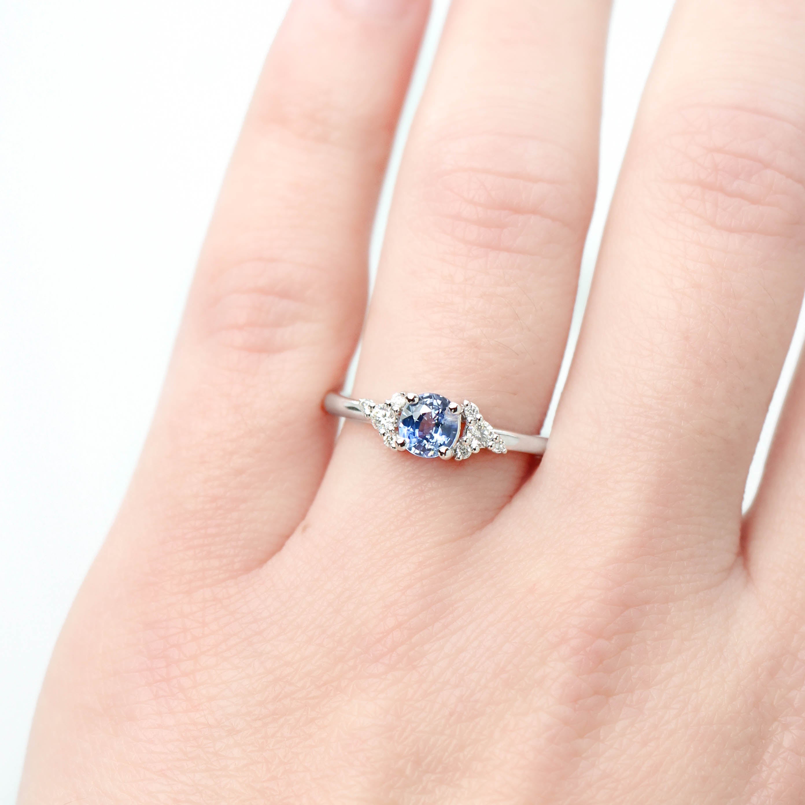 Blue Montana Sapphire hot ring- size 7