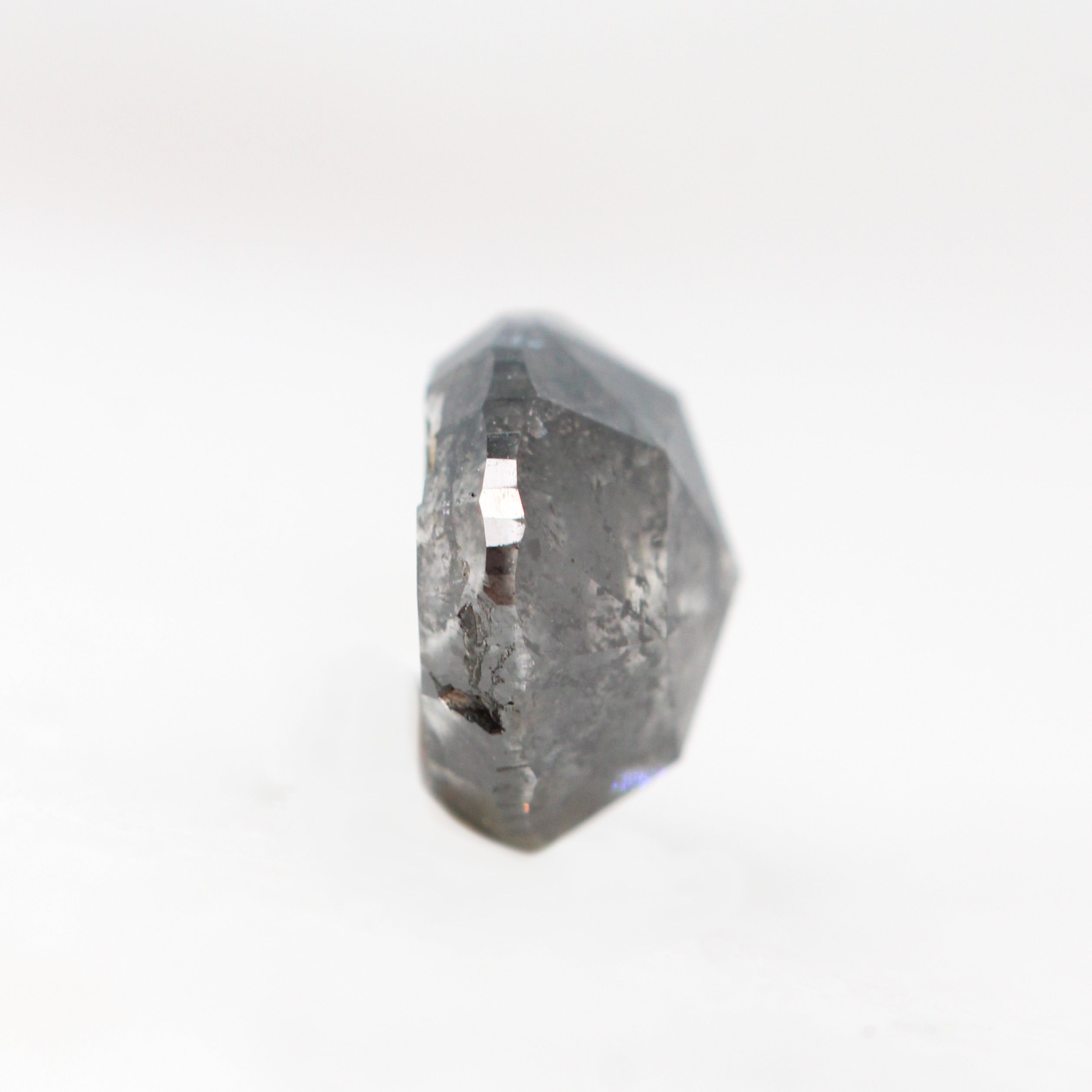 Natural Loose Rose Cut Salt And Pepper Diamond Black Grey store Color 1.11 CT 1.80 MM Round Rose Cut Shape Diamond N1607