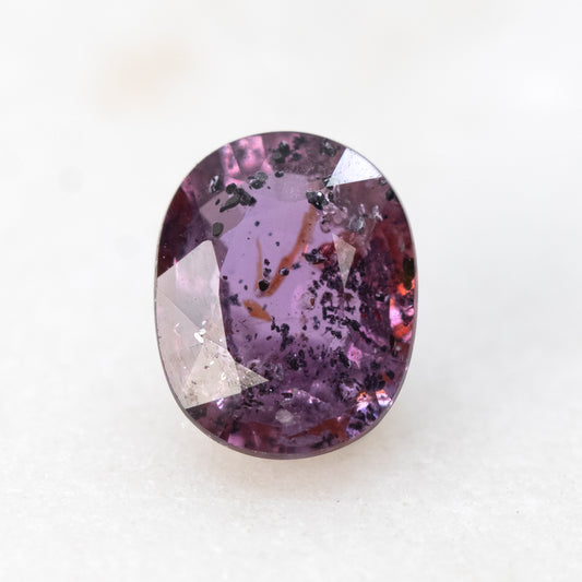 1.17 Carat Berry Oval Sapphire for Custom Work - Inventory Code POS122B