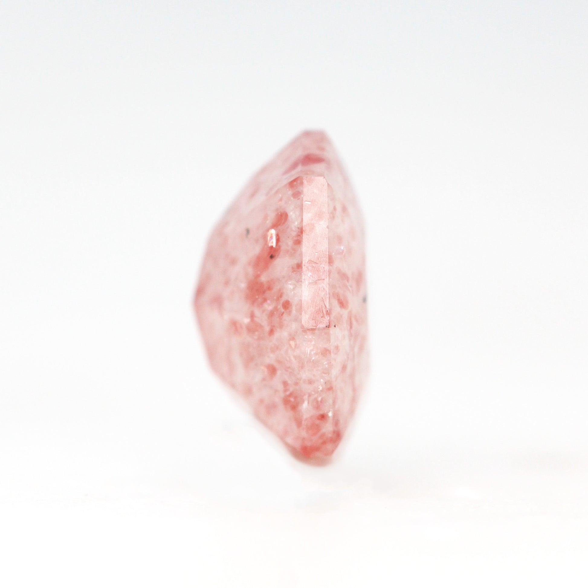 1.80 Carat Octagon Strawberry Quartz for Custom Work - Inventory Code OSQ180 - Midwinter Co. Alternative Bridal Rings and Modern Fine Jewelry