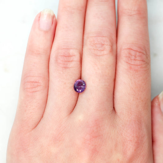 1.22 Carat Purple Oval Sapphire for Custom Work - Inventory Code POS122