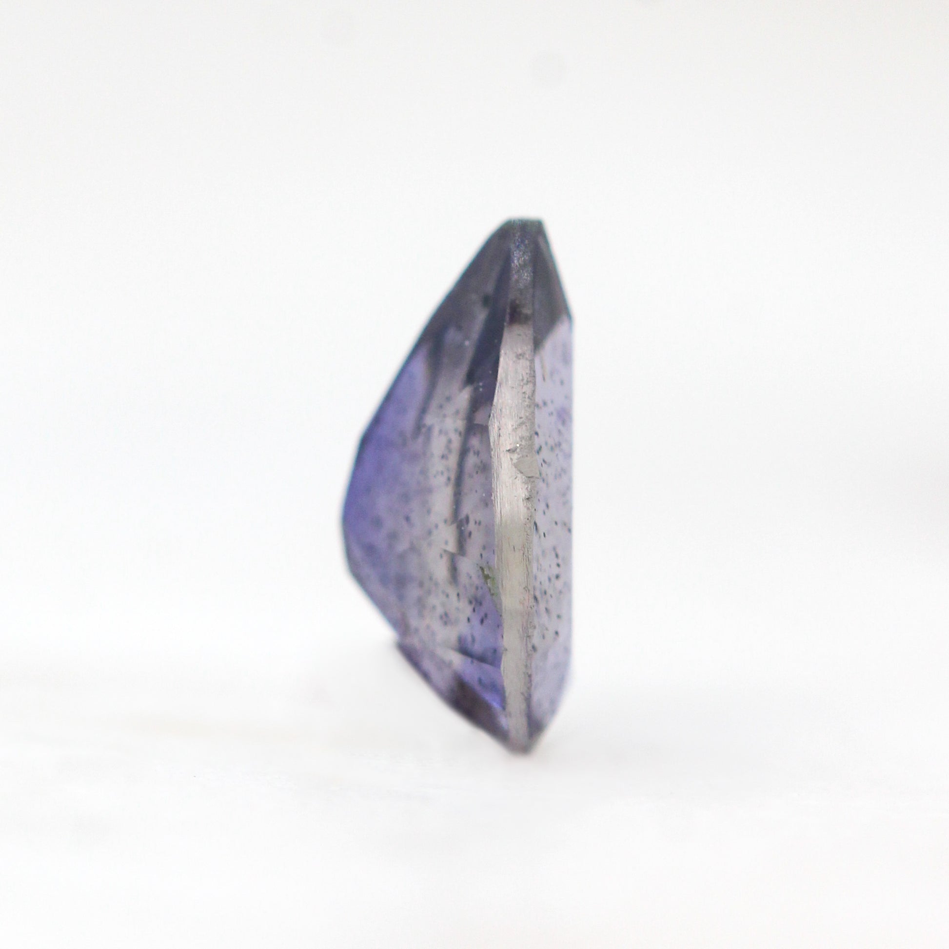 0.80 Carat Purple Pear Iolite for Custom Work - Inventory Code PPI080 - Midwinter Co. Alternative Bridal Rings and Modern Fine Jewelry