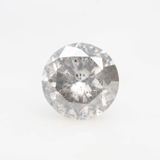 1.05 Carat Gray Salt and Pepper Round Diamond for Custom Work - Inventory Code SGR105B