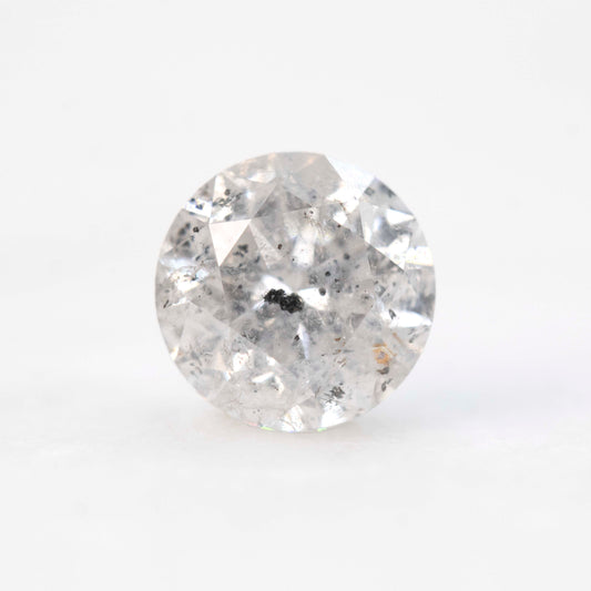 1.05 Carat Gray Salt and Pepper Round Diamond for Custom Work - Inventory Code SGR105C