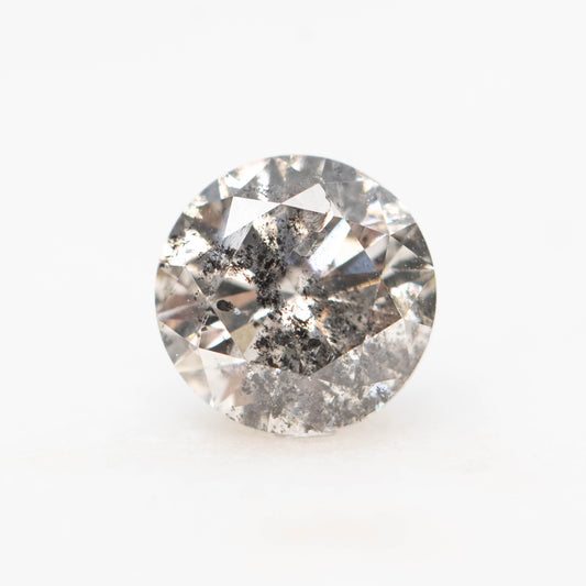 1.06 Carat Stormy Gray Salt and Pepper Round Diamond for Custom Work - Inventory Code SGR106