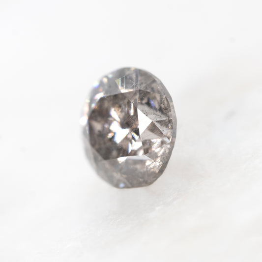 1.09 Carat Round Gray Salt and Pepper Diamond for Custom Work - Inventory Code SGR109