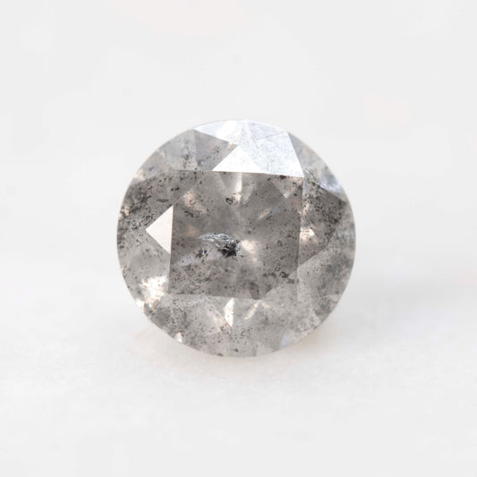 1.2 Carat Round Gray Salt and Pepper Diamond for Custom Work - Inventory Code SGR12