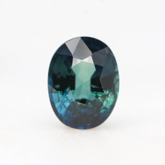 1.04 Carat Teal Oval Sapphire for Custom Work - Inventory Code TOS104