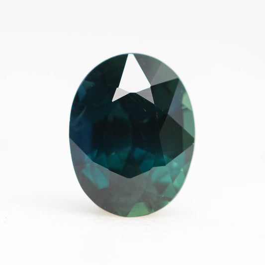 1.28 Carat Teal Oval Madagascar Sapphire for Custom Work - Inventory Code TOS128