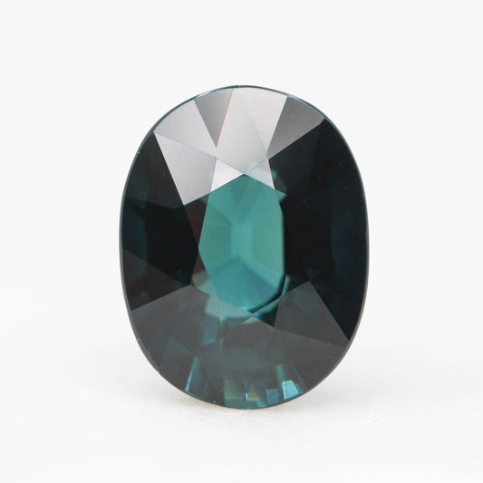 1.89 Carat Teal Oval Tourmaline for Custom Work - Inventory Code TOT189