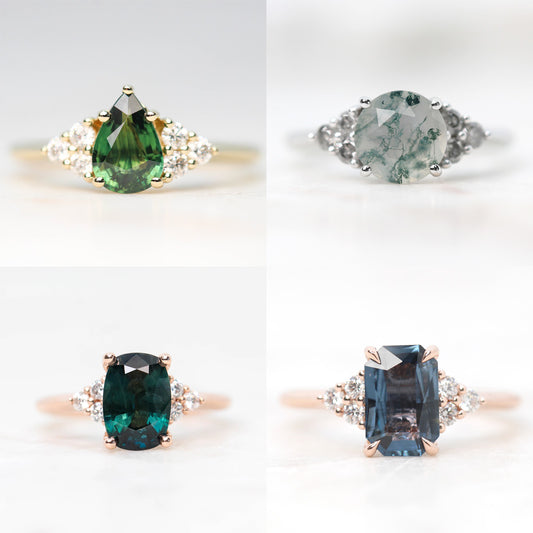 Aster Setting - Midwinter Co. Alternative Bridal Rings and Modern Fine Jewelry