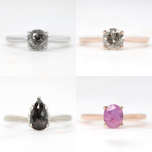 Lark Setting - Midwinter Co. Alternative Bridal Rings and Modern Fine Jewelry