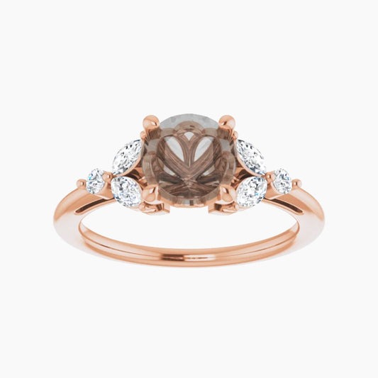 Andia Setting - Midwinter Co. Alternative Bridal Rings and Modern Fine Jewelry