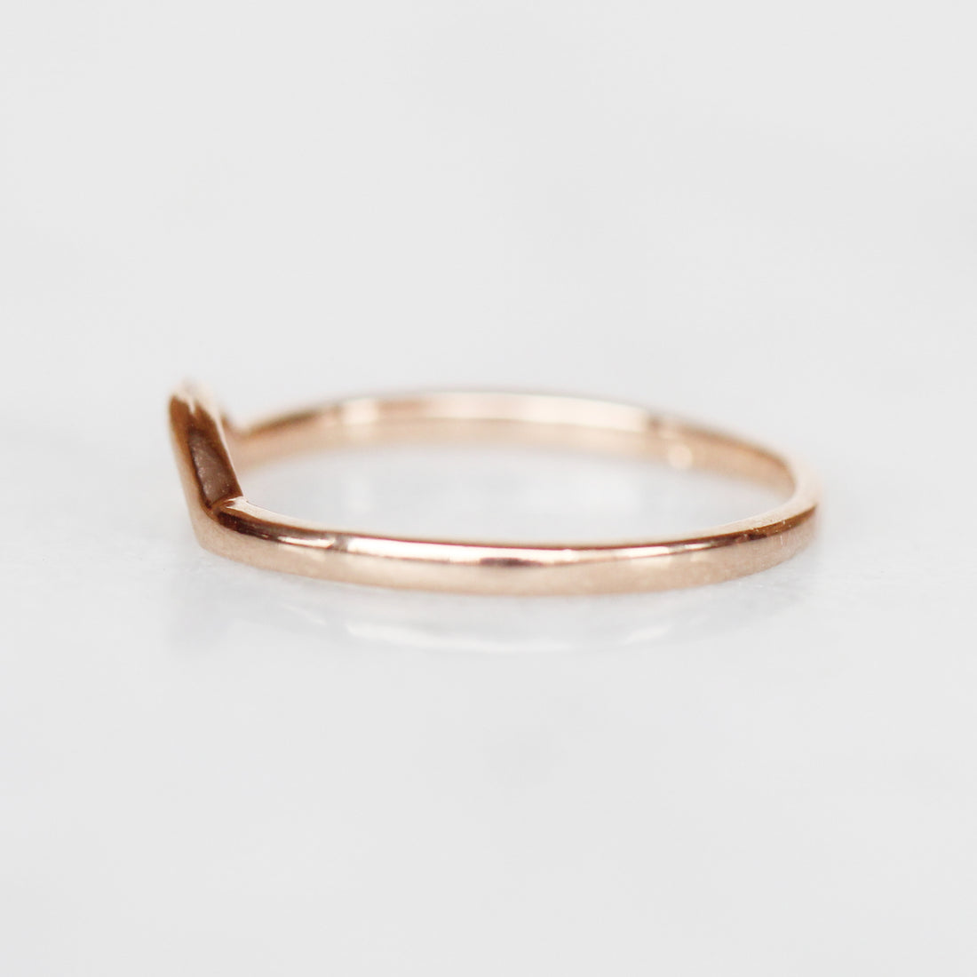 Archer - Rounded Contour Band in Your Choice of 14K Gold – Midwinter Co ...