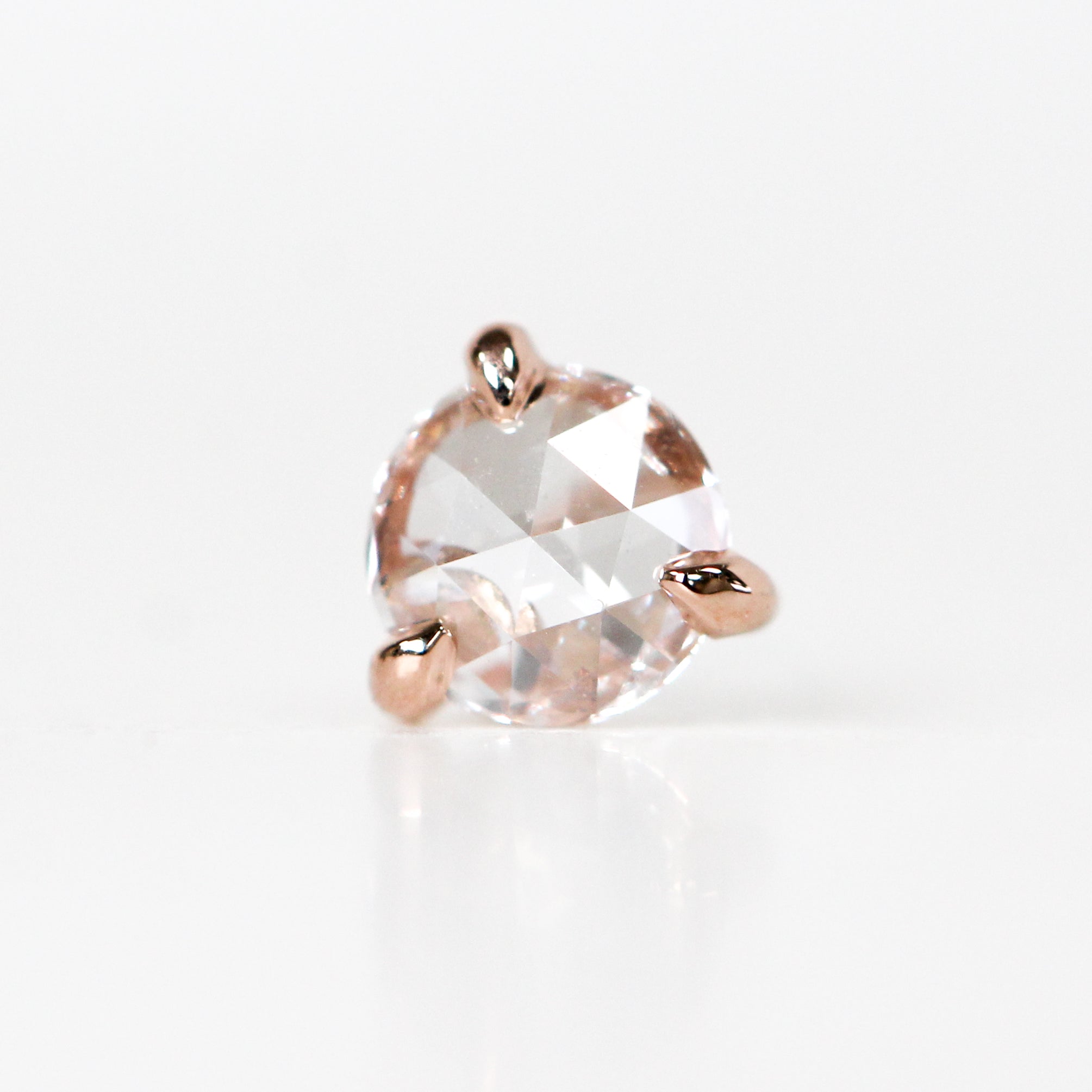 Rose Cut Diamond 0.25 ct. Earring Studs in 14k gold of your choice - Made  to Order