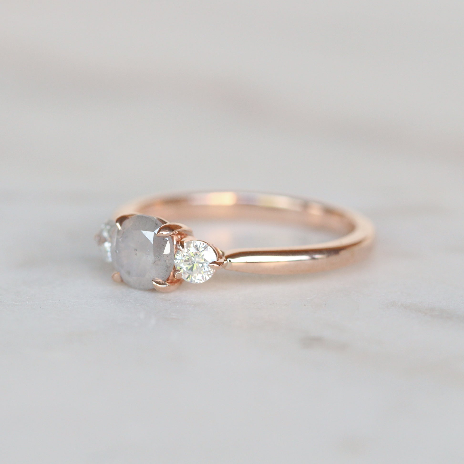 Stunning Rose Gold dreamy Heart Ring With -  Singapore