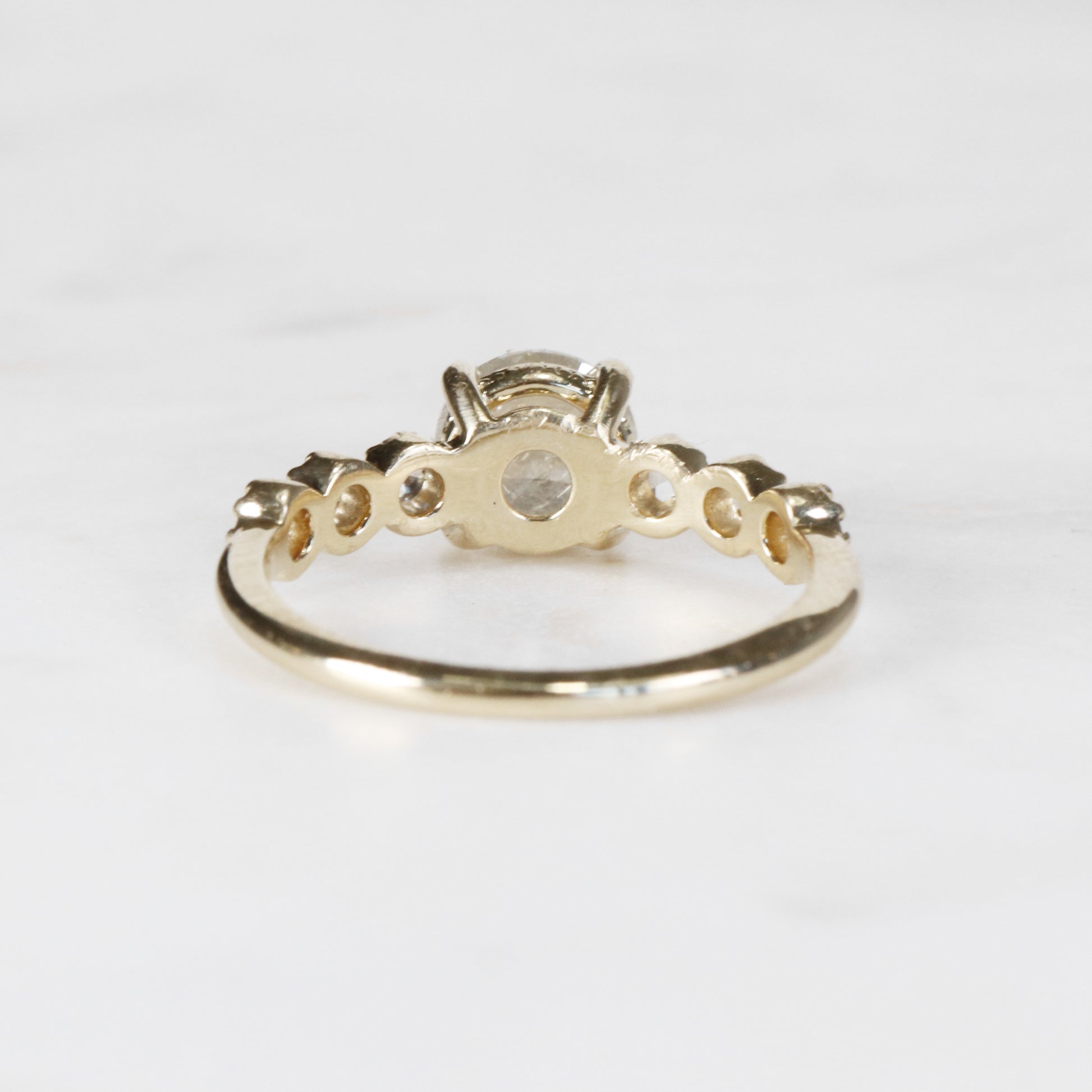 Rudy Ring with a 1.2 Carat Celestial Diamond in 14k Yellow Gold - Ready to Size and Ship - Midwinter Co. Alternative Bridal Rings and Modern Fine Jewelry