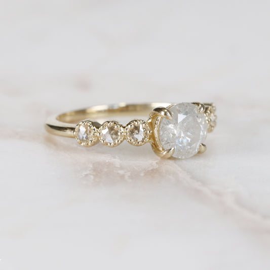 Rudy Ring with a 1.2 Carat Celestial Diamond in 14k Yellow Gold - Ready to Size and Ship - Midwinter Co. Alternative Bridal Rings and Modern Fine Jewelry